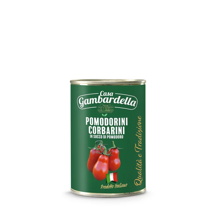 Pomodorini Corbarini in succo di Pomodoro