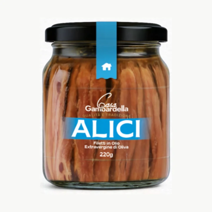 Alici a Filetti in Olio