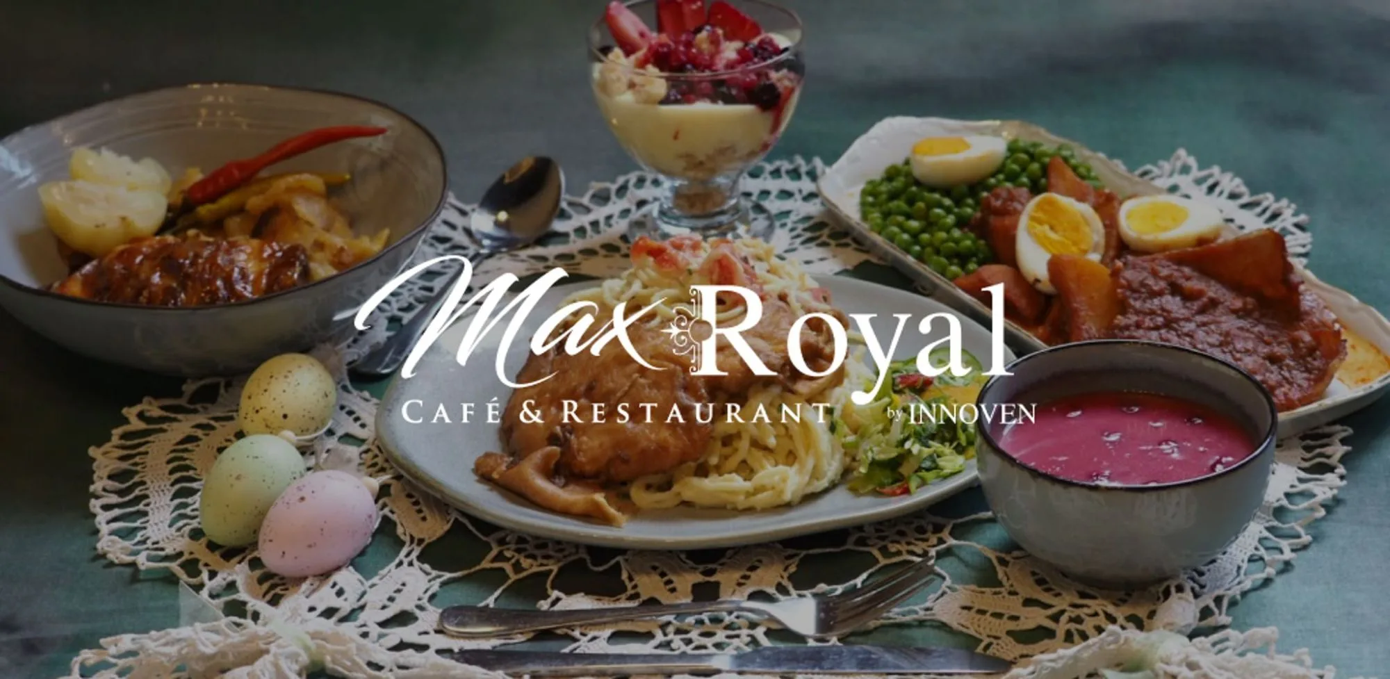Speisen auf dem Tisch im MAX ROYAL